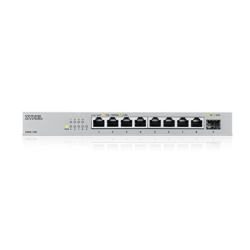 Zyxel XMG-108 8x2.5GbE 1x10GbE SFP+ Unmanaged Switch
