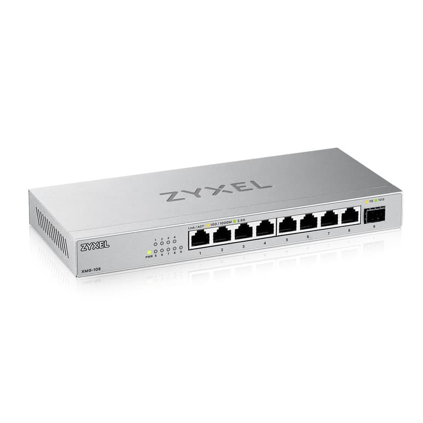Zyxel XMG-108 8x2.5GbE 1x10GbE SFP+ Unmanaged Switch