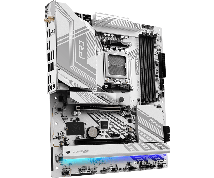 ASRock X870 PRO RS WIFI Socket AM5 ATX Hovedkort