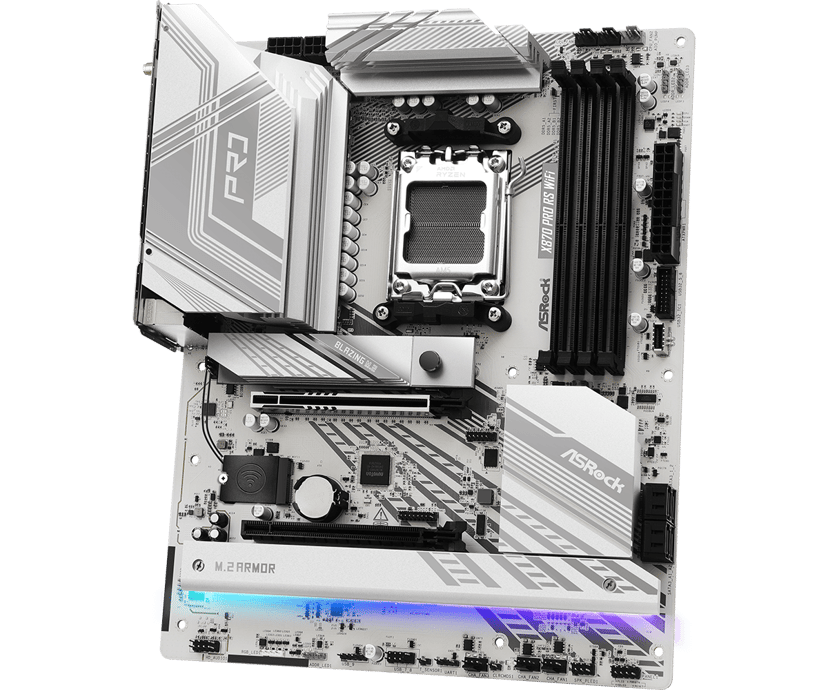 ASRock X870 PRO RS WIFI Socket AM5 ATX Hovedkort