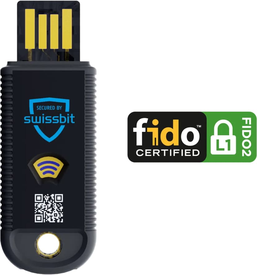 SWISSBIT IShield Key FIDO2 USB-A NFC