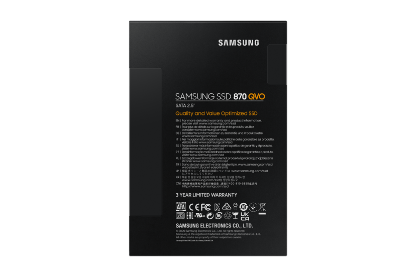 Samsung 870 QVO 8TB SSD 2.5" SATA