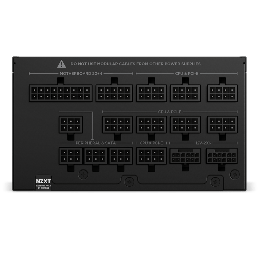 NZXT C1500 Platinum ATX 3.1 1500W ATX 80 PLUS Platinum Strømforsyning