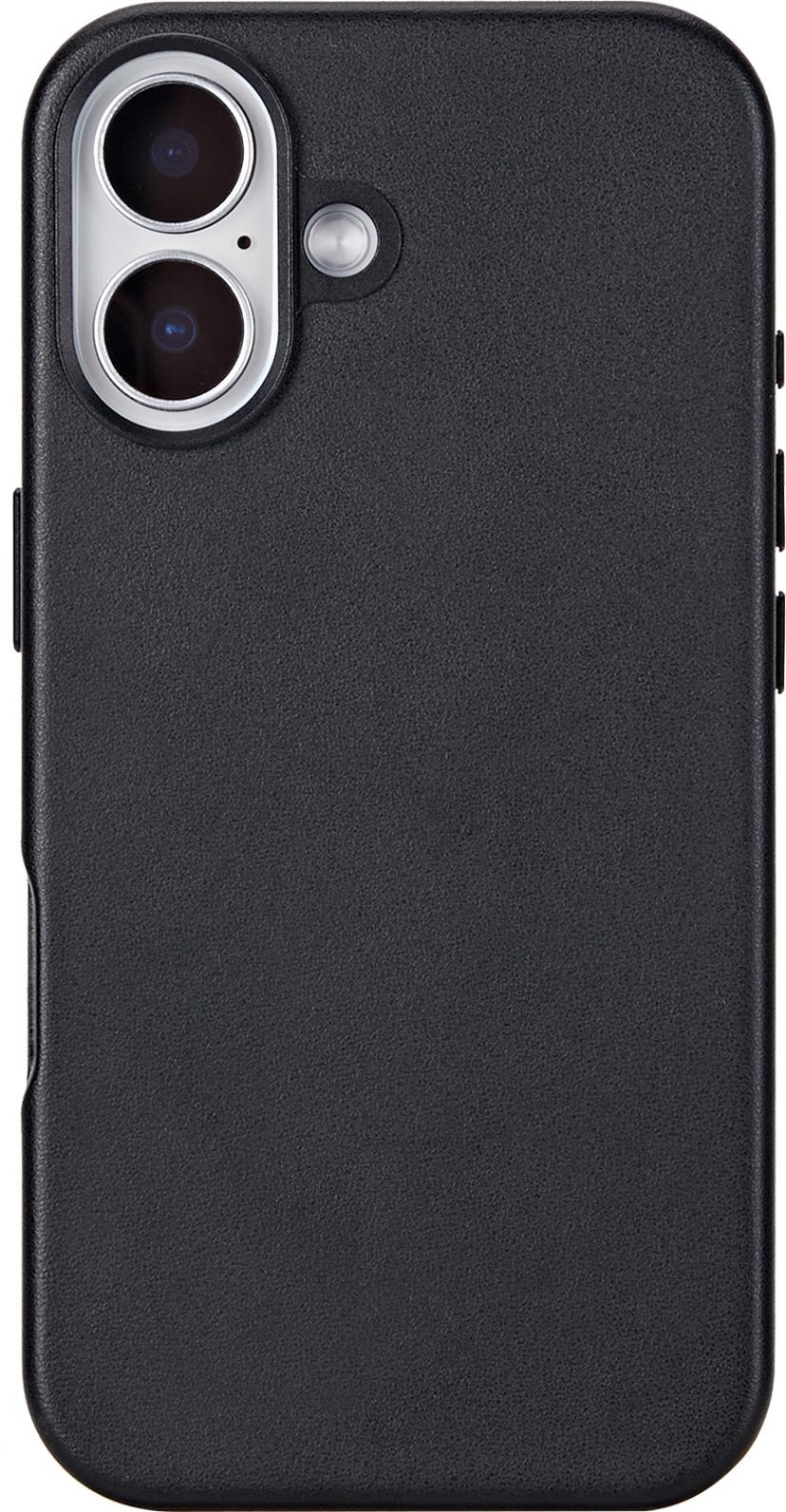 Cirafon Recycled Pu Leather Magsafe iPhone 16 Musta