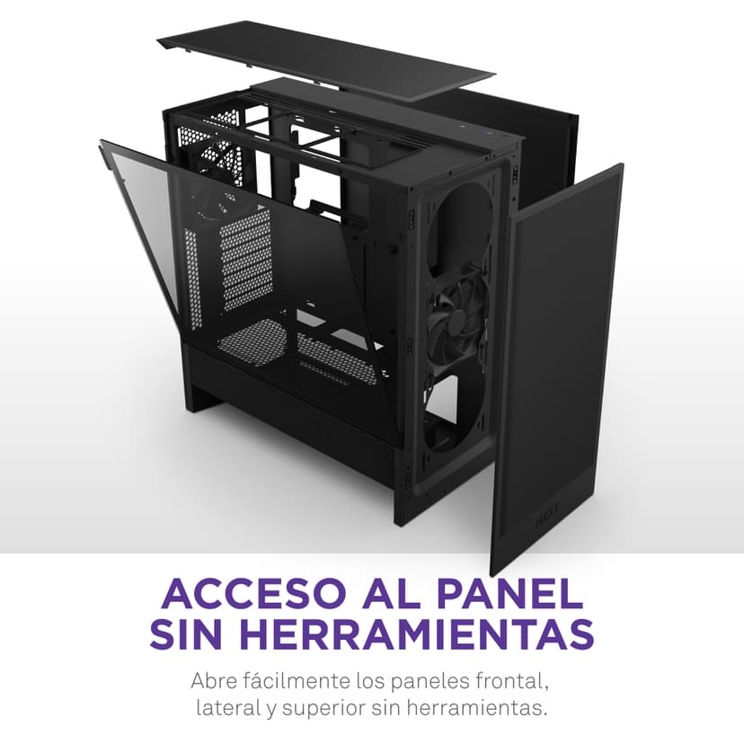 NZXT H5 Flow (2024) Midi Tower Svart