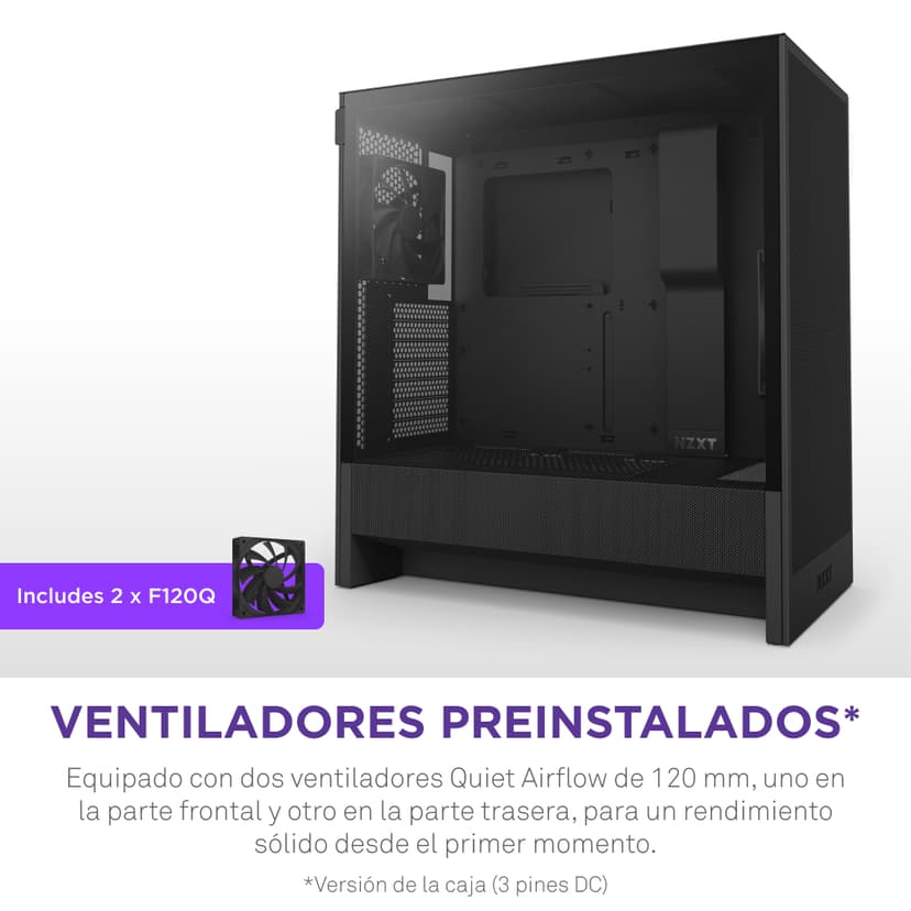 NZXT H5 Flow (2024) Midi Tower Musta