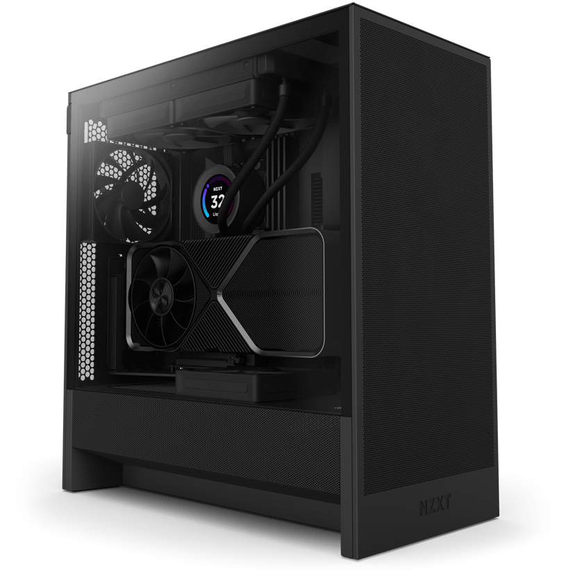 NZXT H5 Flow (2024) Midi Tower Svart