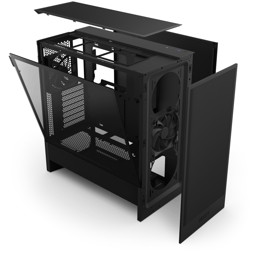 NZXT H5 Flow (2024) Midi Tower Musta