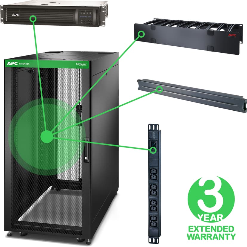 APC Rack bundle with UPS Small