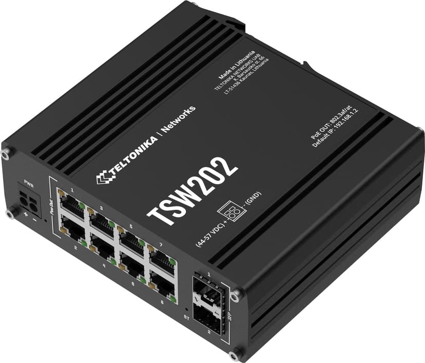 Teltonika TSW202 8-Port PoE+ 240W Switch