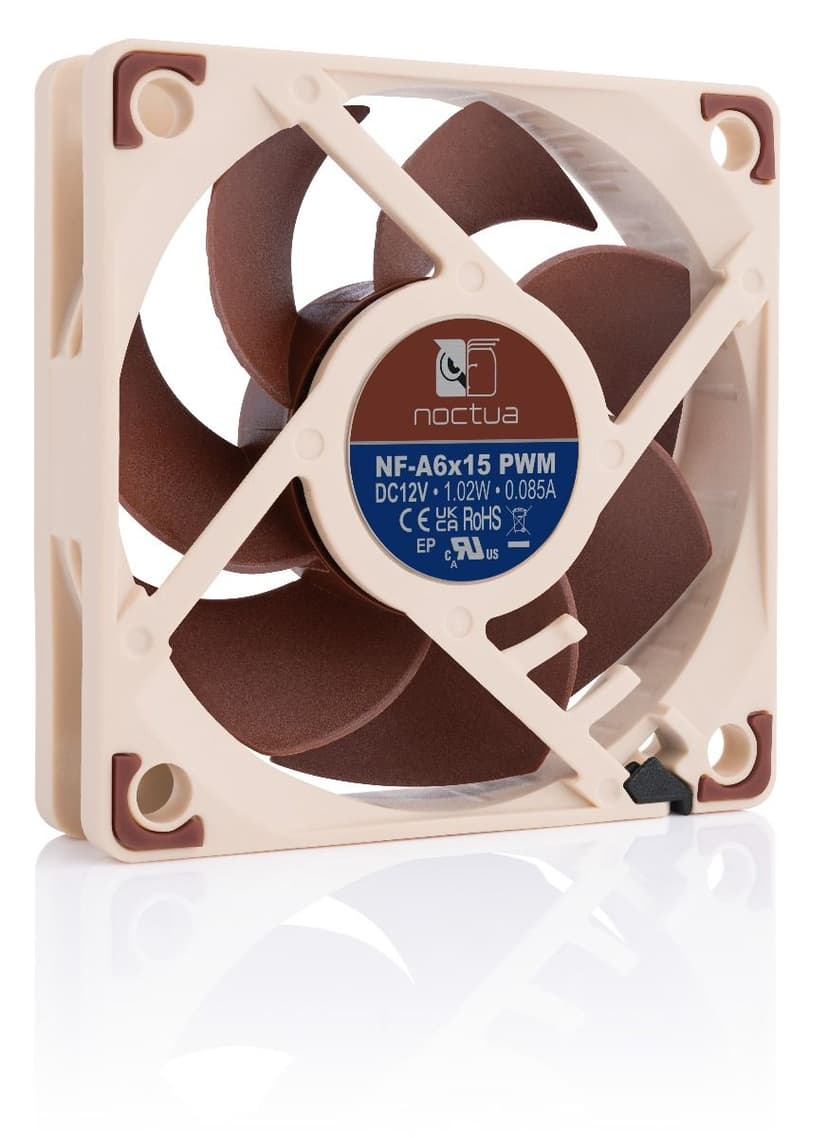 Noctua NF-A6X15 PWM 60X15MM Fläkt Brun