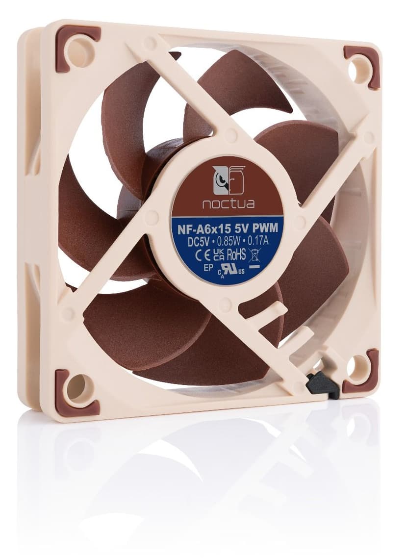 Noctua NF-A6X15 5V PWM 60X15M Fläkt Brun