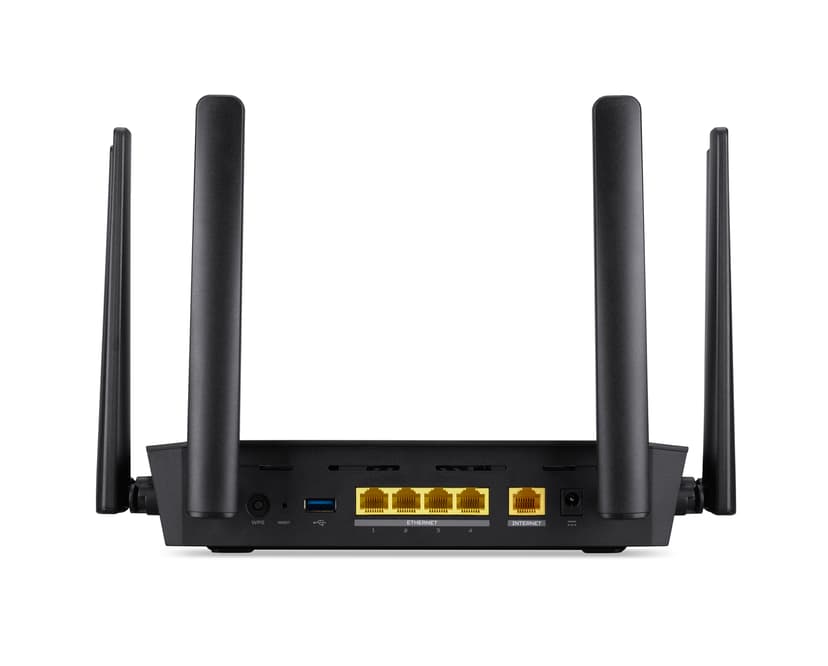 Acer Predator Connect W6x W-Fi 6 Gaming draadloze router Gigabit Ethernet Dual-band (2.4 GHz / 5 GHz)