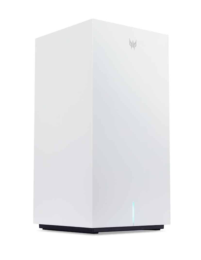 Acer Predator Connect T7 Wi-Fi 7 Tre-båndsfrekvens (2,4 GHz / 5 GHz / 6 GHz) Wi-Fi 7 (802.11be) Hvit 3 Innvendig lys