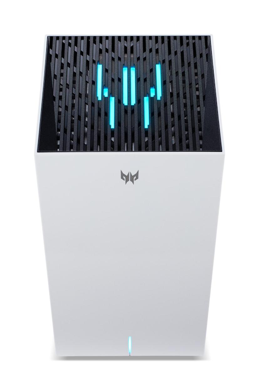 Acer Predator Connect T7 Wi-Fi 7 Tre-båndsfrekvens (2,4 GHz / 5 GHz / 6 GHz) Wi-Fi 7 (802.11be) Hvit 3 Innvendig lys