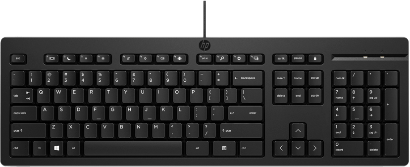 HP 125 Wired Keyboard Ledningsført