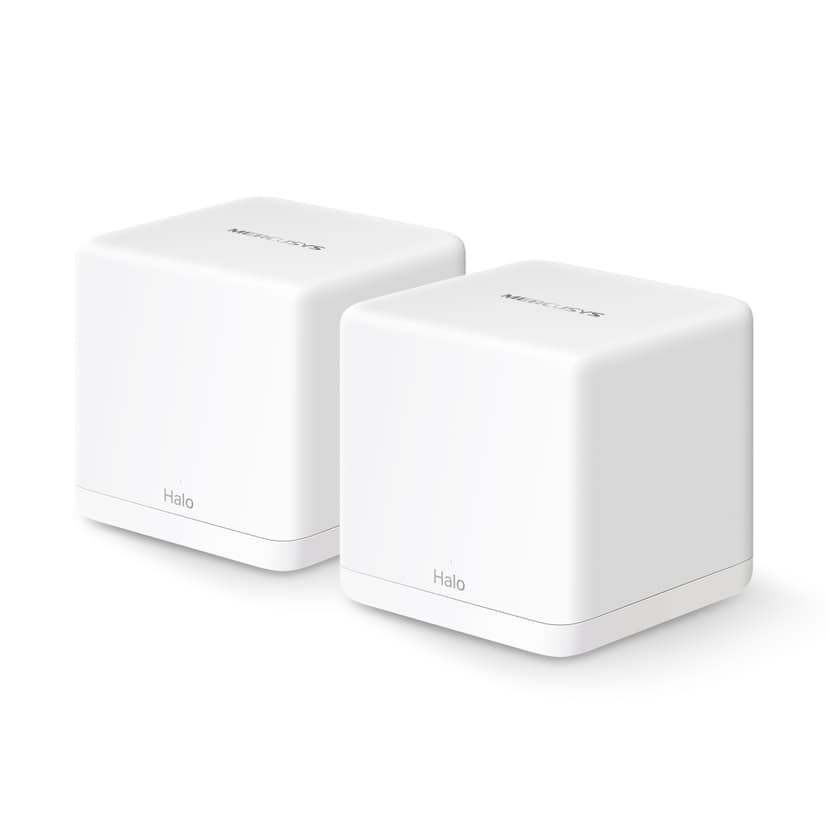 Mercusys HALO H60X Dual-band (2.4 GHz / 5 GHz) Wi-Fi 6 (802.11ax) White 2-pack
