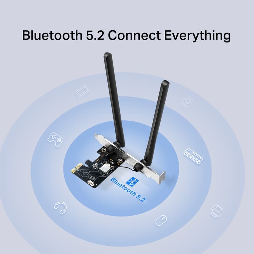 Mercusys MA86XE Network Card Internal WLAN / Bluetooth 5400 Mbit/s