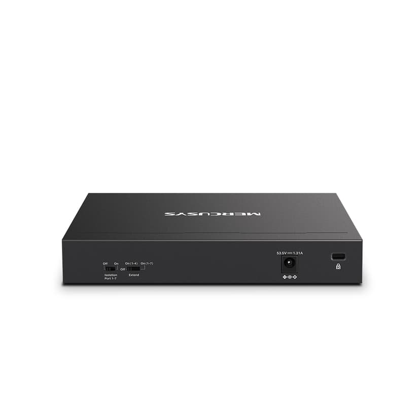 Mercusys MS108GP Network Switch Unmanaged Gigabit Ethernet (10/100/1000) Power over Ethernet (PoE) Black