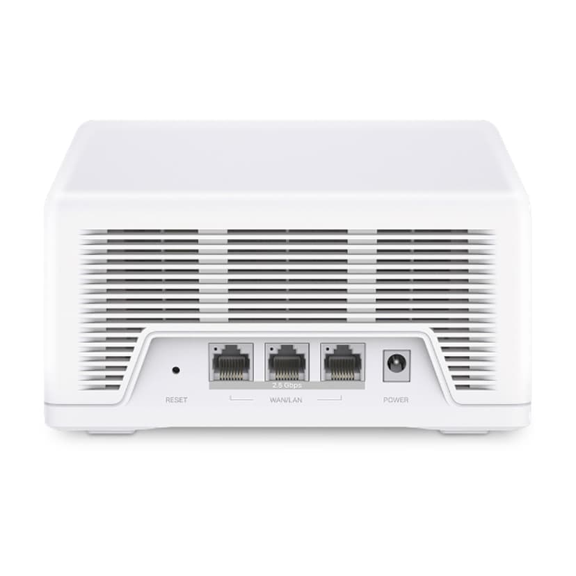 Mercusys HALO H47BE Tri-band (2,4 GHz / 5 GHz / 5 GHz) Wi-Fi 7 (802.11be) Hvit 2-pakning