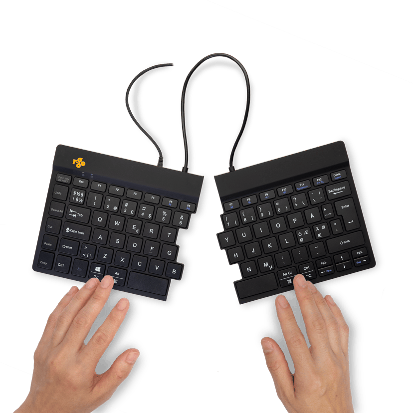 R-Go Tools Split Ergonomic - (Löytötuote luokka 2) Langallinen Pohjoismainen