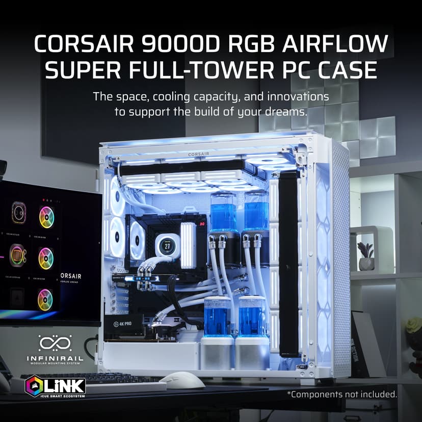 Corsair 9000D Airflow iCue Link Full Tower Vit