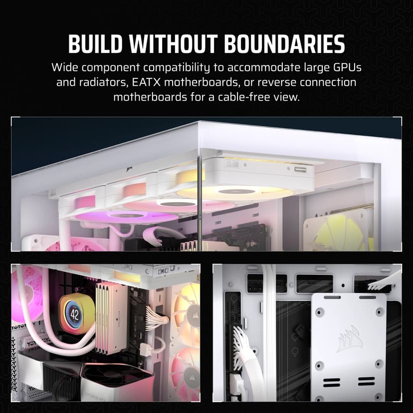 Corsair 3500X RGB iCue Link Midi Tower Hvit