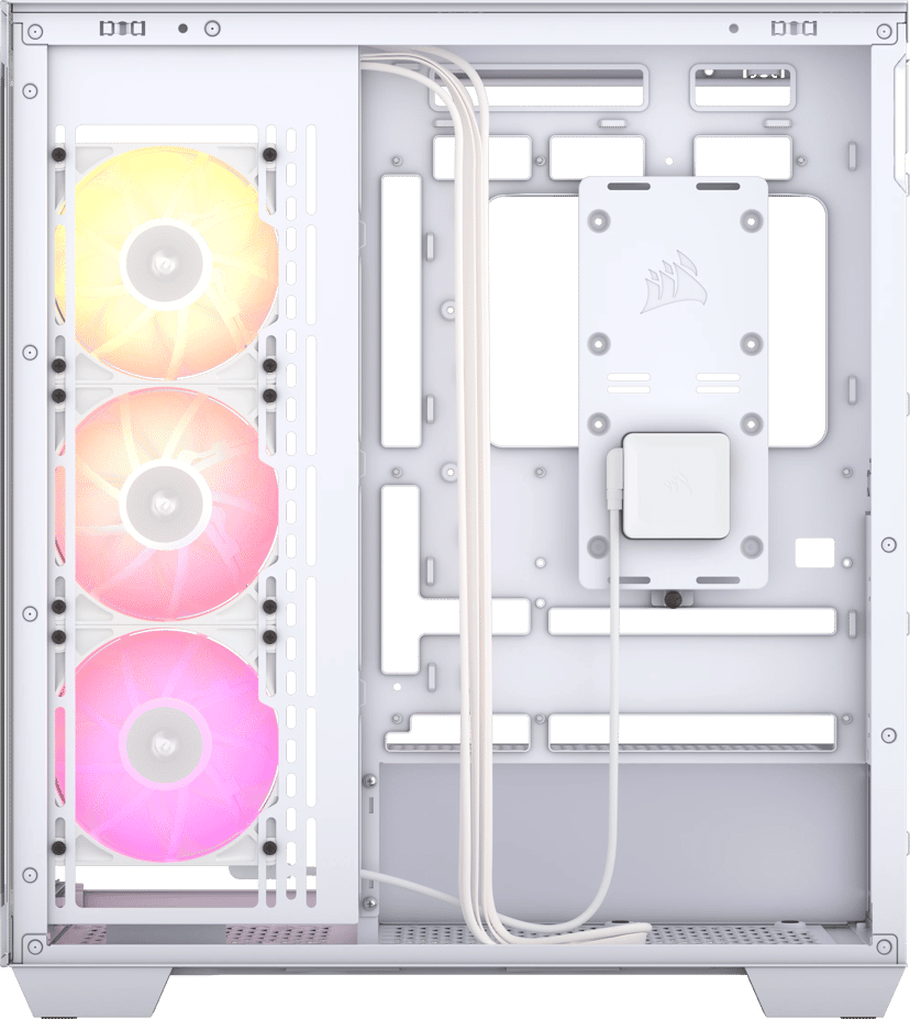 Corsair 3500X RGB iCue Link Midi Tower Valkoinen