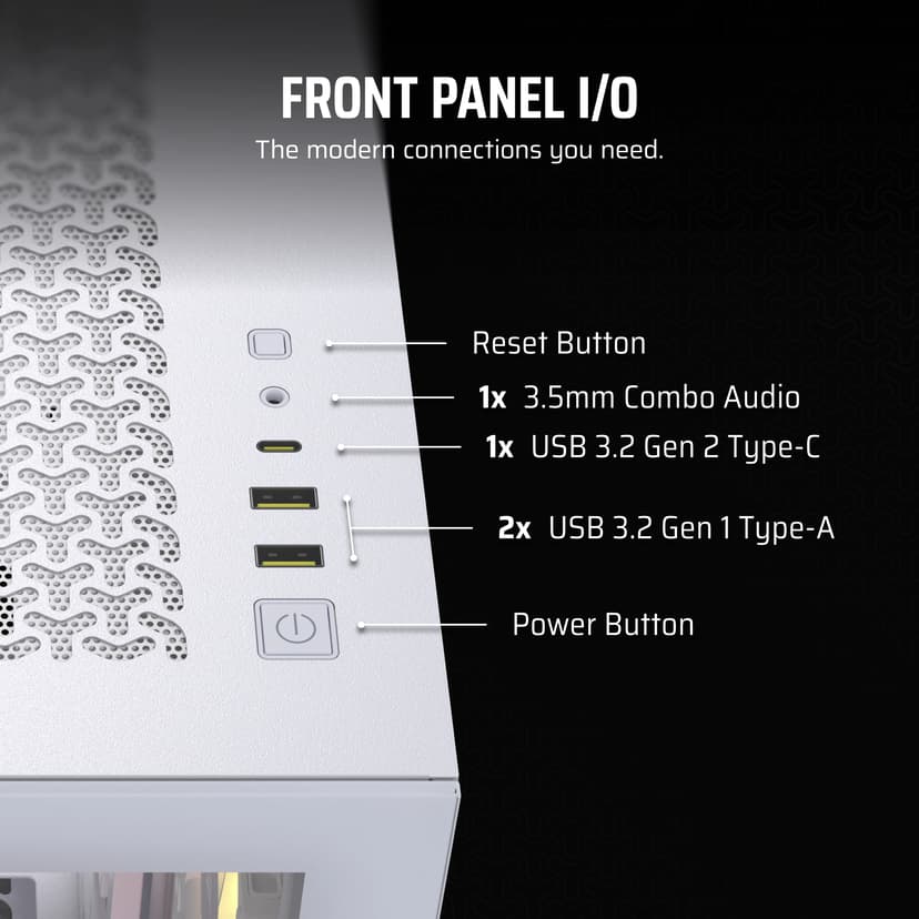 Corsair 3500X RGB iCue Link Midi Tower Vit