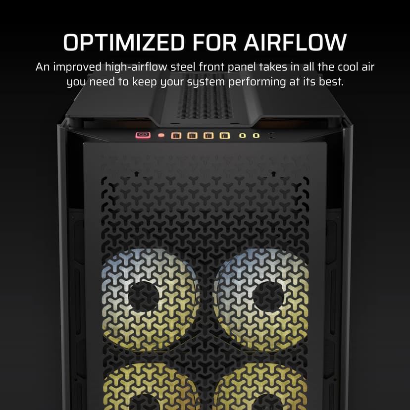 Corsair 9000D Airflow iCue Link Full Tower Musta