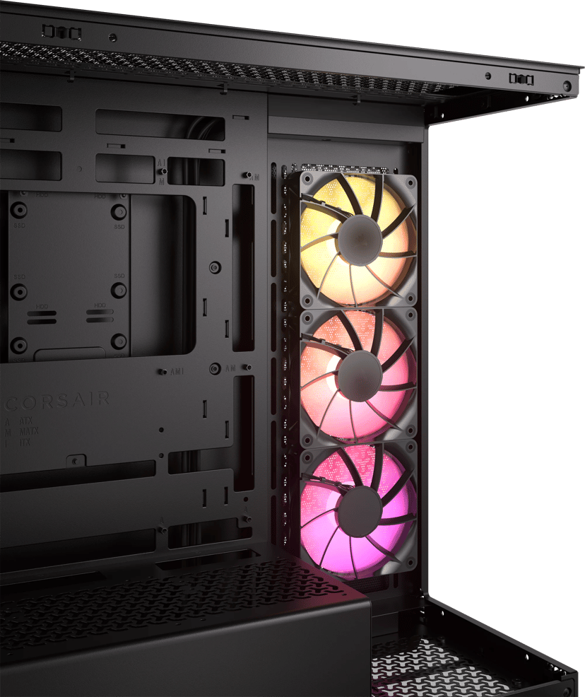 Corsair 3500X ARGB Glass Midi Tower Svart