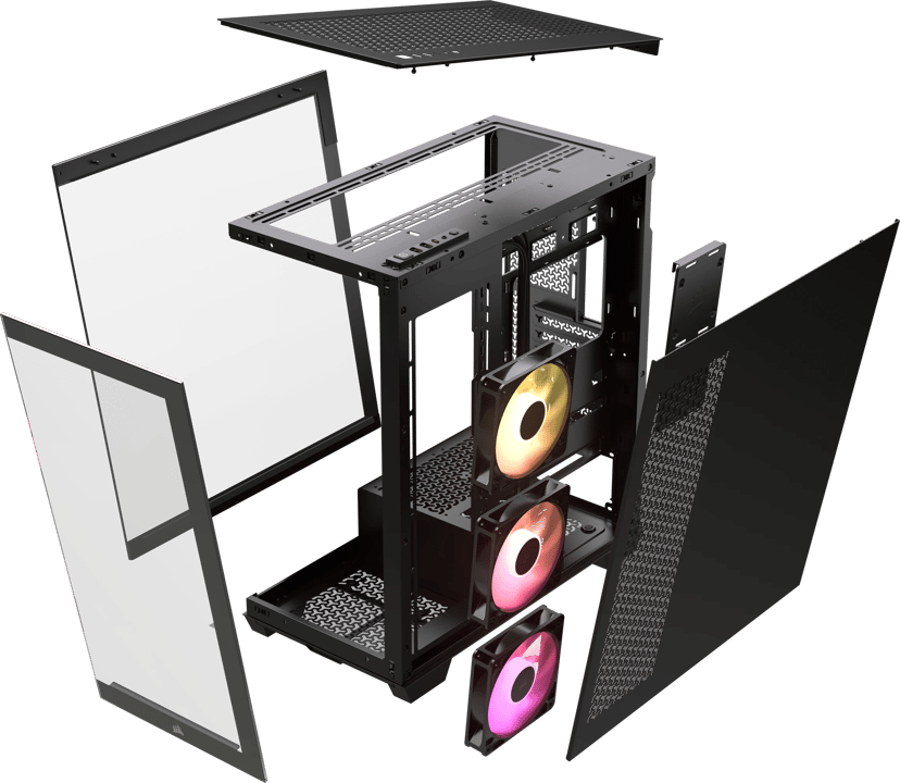 Corsair 3500X ARGB Glass Midi Tower Musta