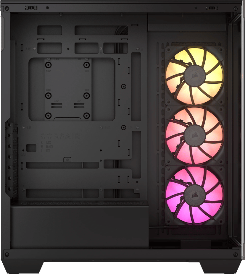 Corsair 3500X ARGB Glass iCue Link Midi Tower Musta