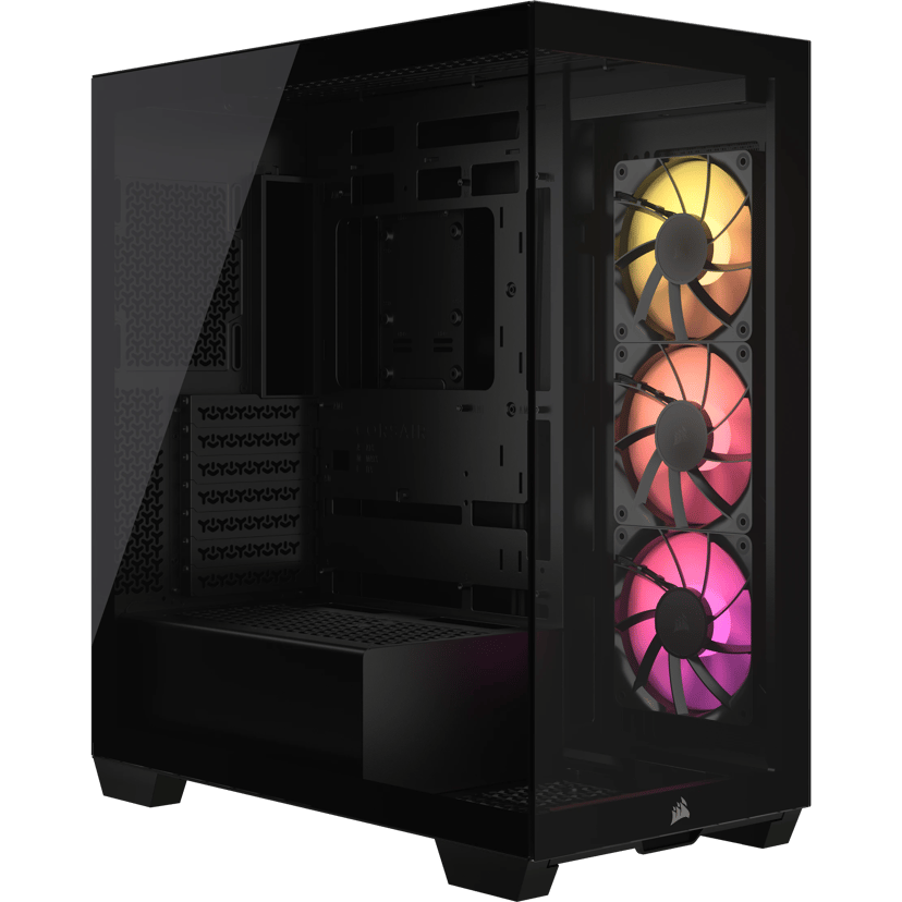 Corsair 3500X ARGB Glass Midi Tower Svart