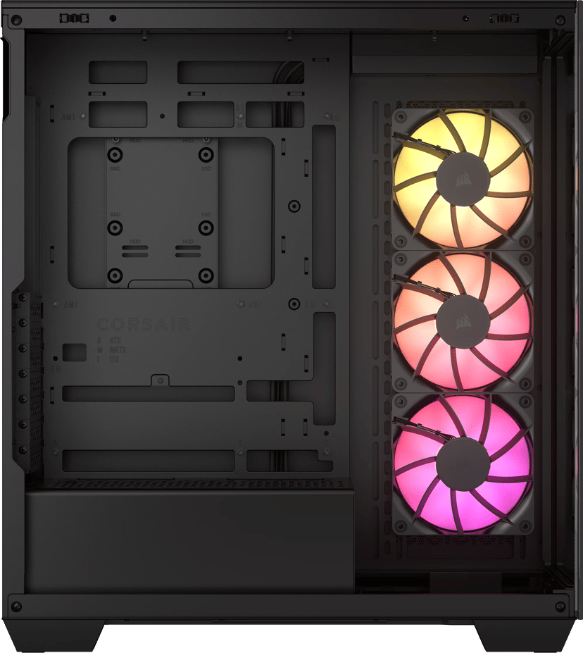 Corsair 3500X ARGB Glass Midi Tower Svart