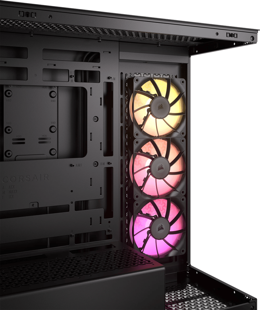 Corsair 3500X ARGB Glass iCue Link Midi Tower Svart