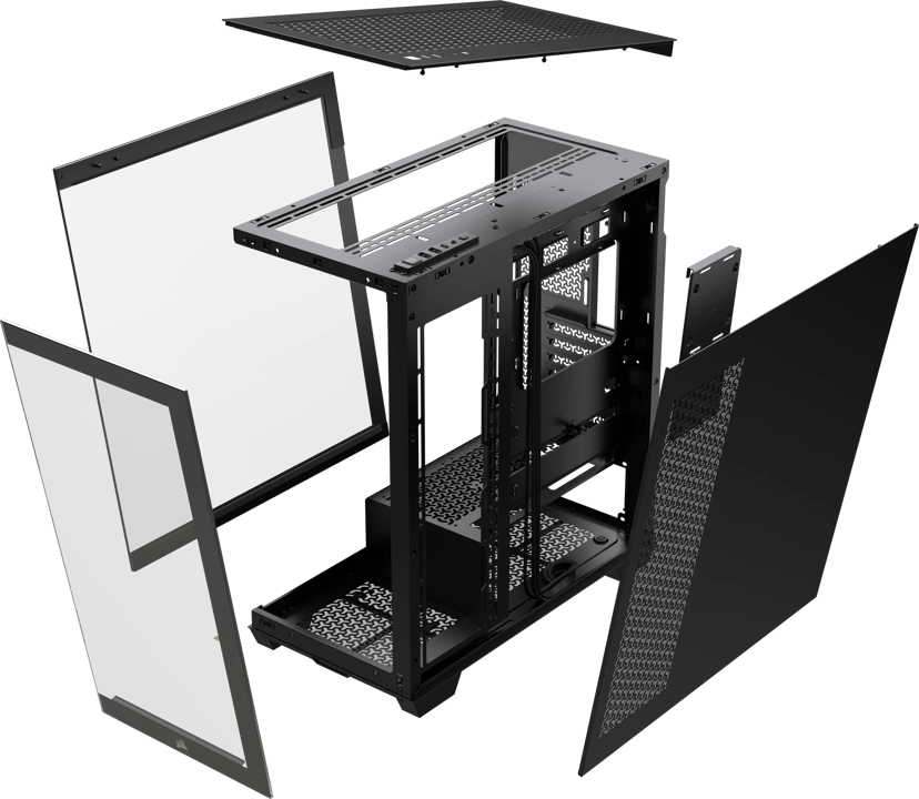 Corsair 3500X Glass Midi Tower Sort
