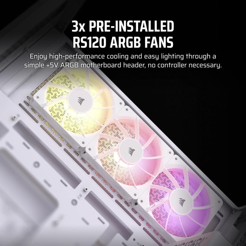 Corsair 3500X ARGB Glass Midi Tower Vit