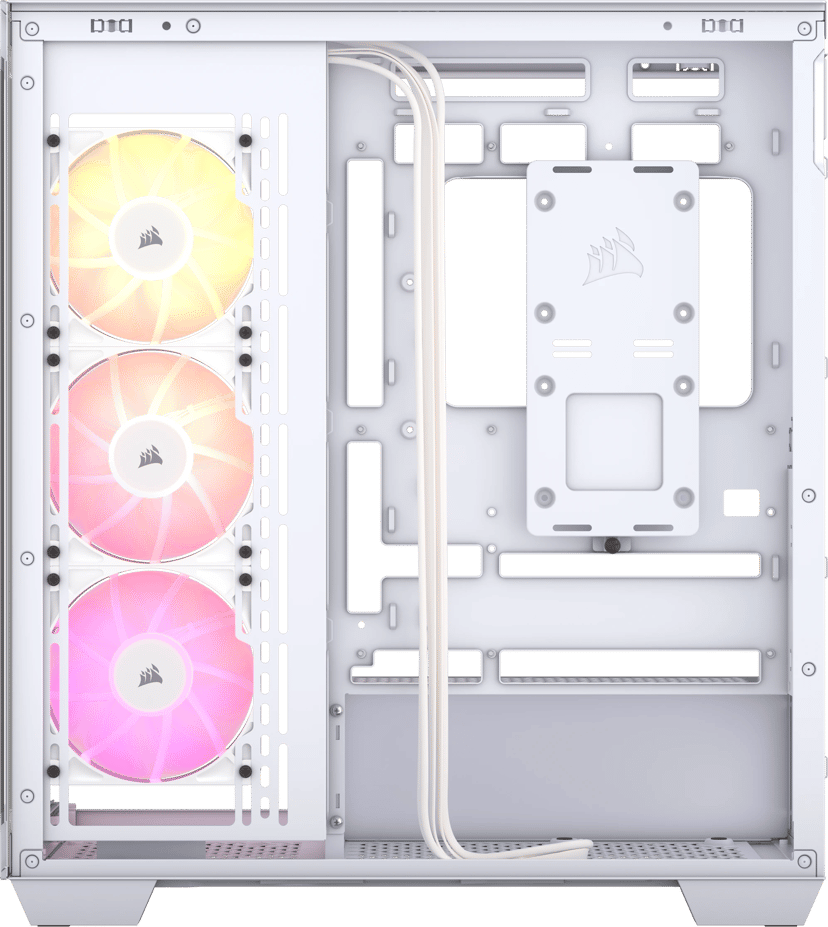 Corsair 3500X ARGB Glass Midi Tower Hvit