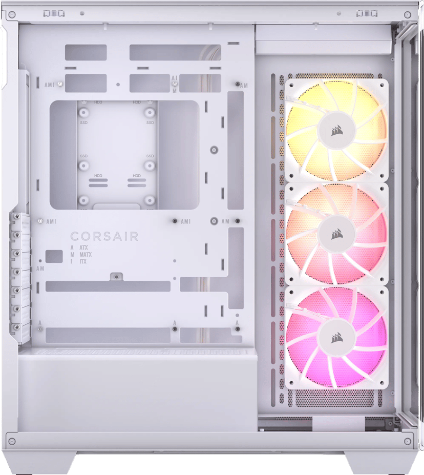 Corsair 3500X ARGB Glass Midi Tower Hvit