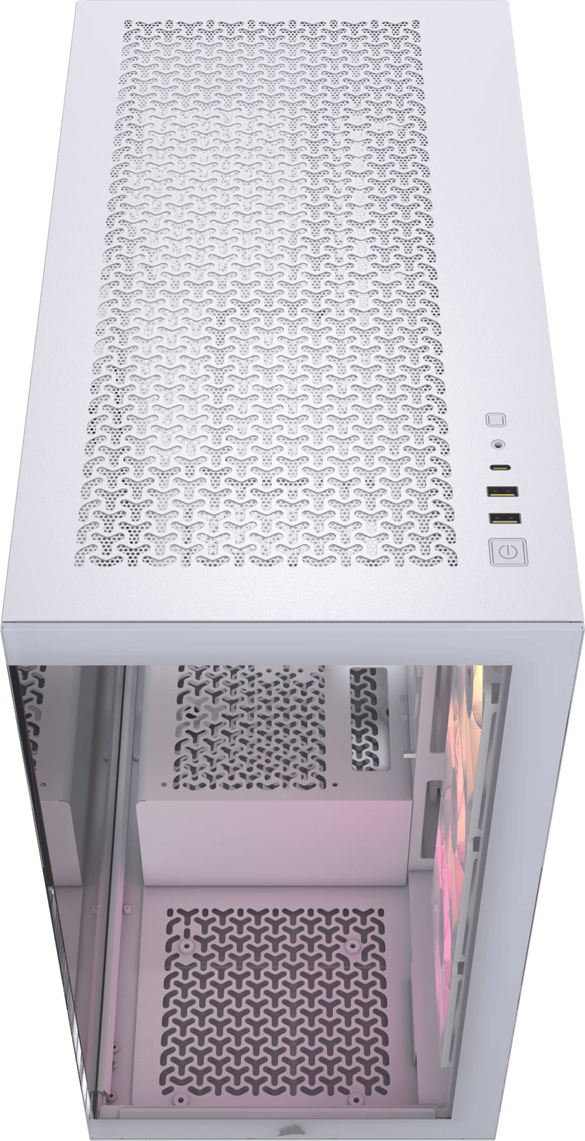 Corsair 3500X ARGB Glass Midi Tower Hvit