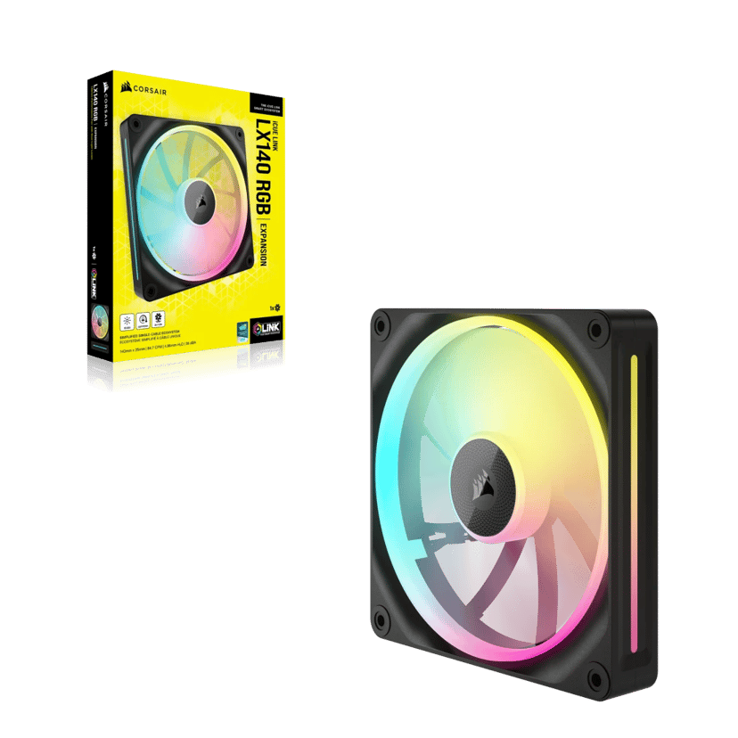 Corsair ICUE Link LX140 RGB Ventilator 550W ATX Sort 80+ Gold