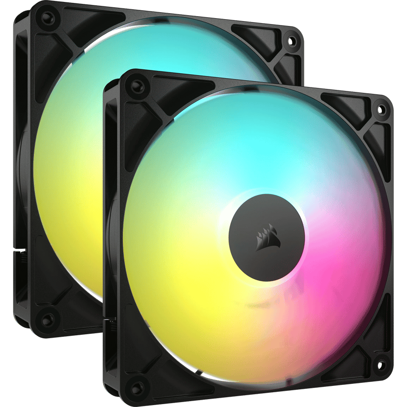 Corsair RS140 ARGB 140MM ARGB 2-P Vifte Svart