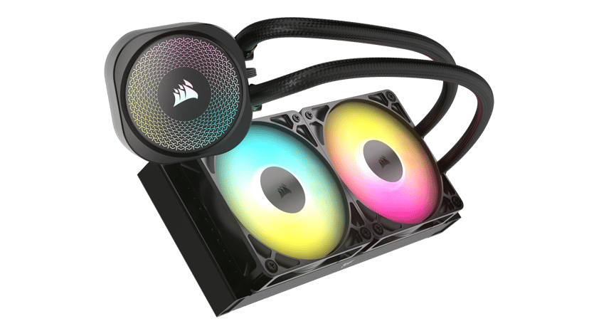 Corsair Nautilus 360 RGB AiO væskekøler Sort