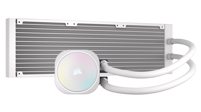 Corsair Nautilus 360 RGB AiO væskekjøler Hvit