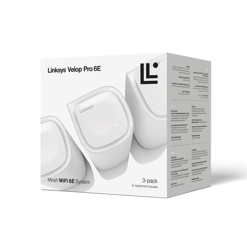Linksys Velop Pro 7 WiFi 7 Mesh System 3-Pack