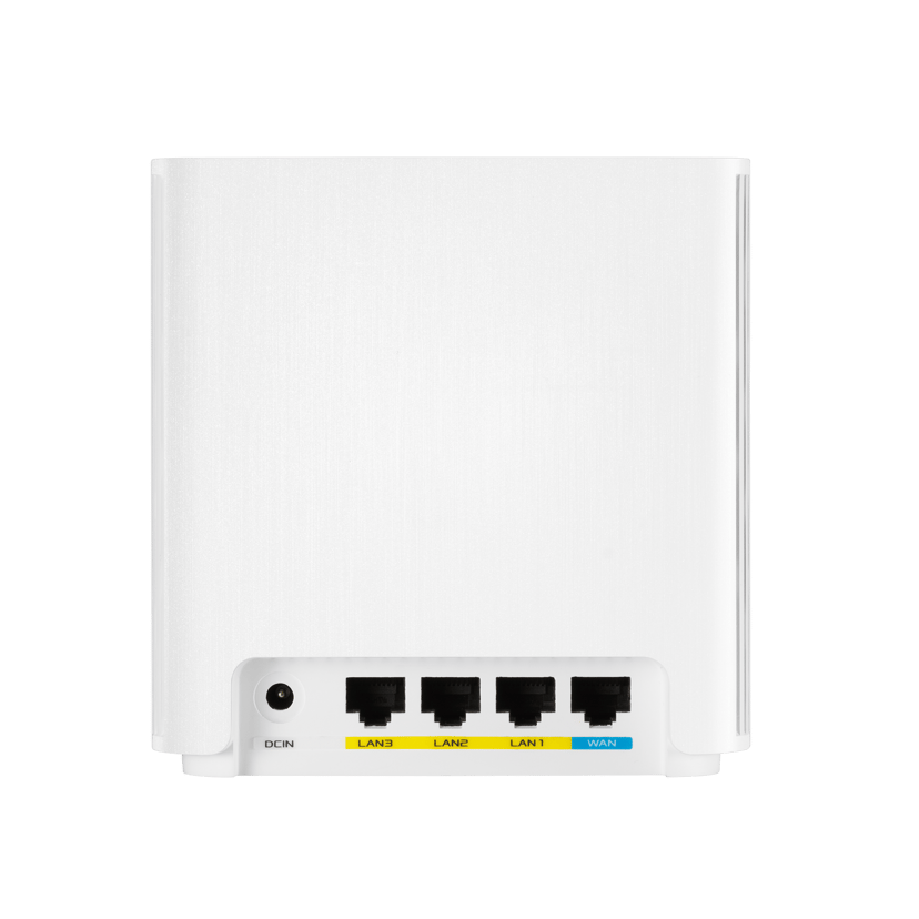 ASUS ZenWiFi XD6 2-pack Dobbelbånd (2.4 GHz / 5 GHz) Wi-Fi 6 (802.11ax) Hvit 4 Innvendig lys