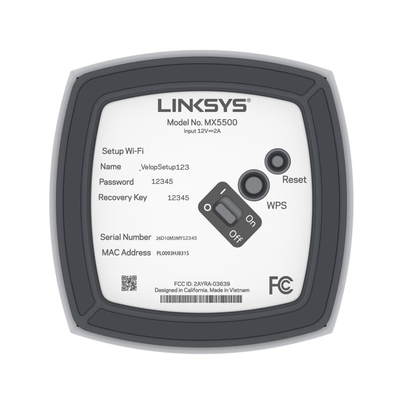 Linksys Atlas Pro 6 Dual-Band AX5400 Mesh WiFi 6 Router 3-pakning
