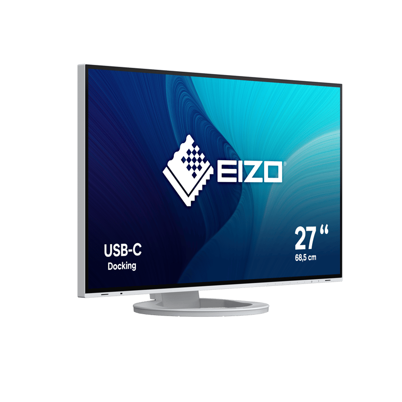 EIZO FlexScan EV2781-WT LED display 68,6 cm (27") 2560 x 1440 pixel Quad HD Hvid 27" 2560 × 1440pixels IPS 16:9 60Hz