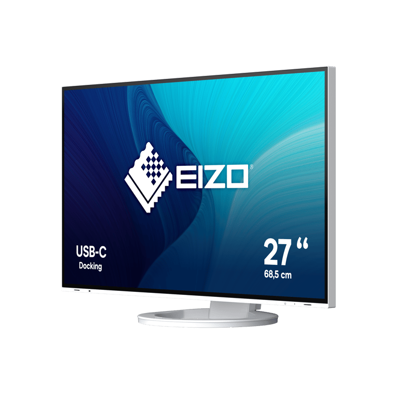 EIZO FlexScan EV2781-WT LED display 68,6 cm (27") 2560 x 1440 pixlar Quad HD Vit 27" 2560 × 1440pixels IPS 16:9 60Hz